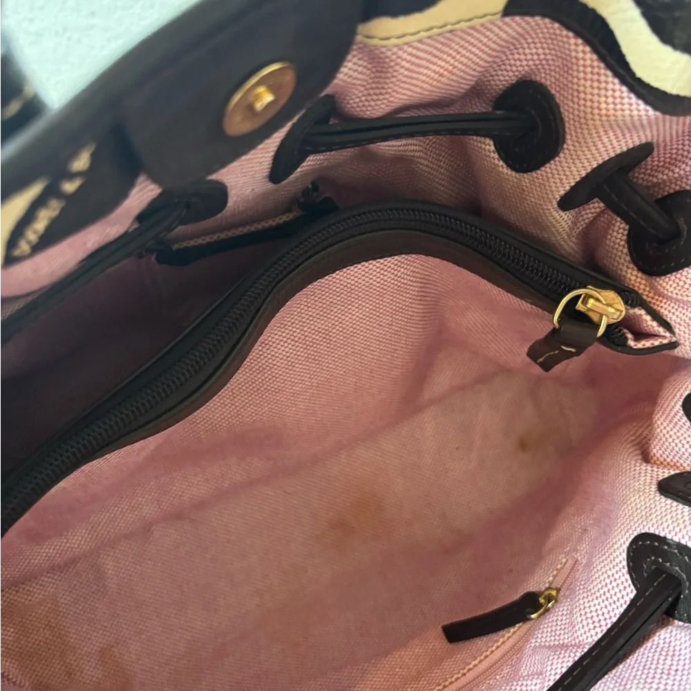Dooney & Bourke Rare Giraffe Print Tote - Picture 7 of 10